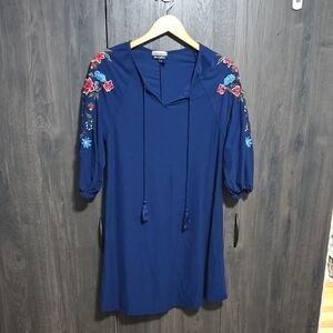 Allison Brittney Floral Embroidered Dress